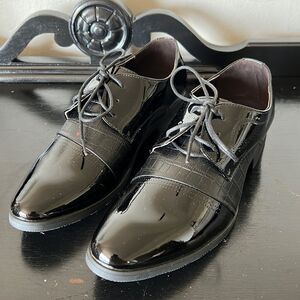 Ououvalley shoes Black Oxford Shoes